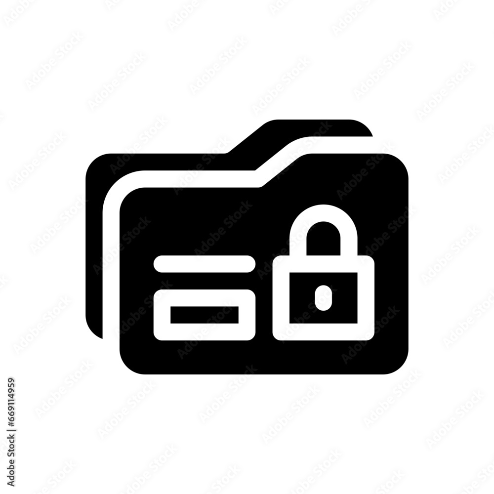 data protection glyph icon data protection glyph icon