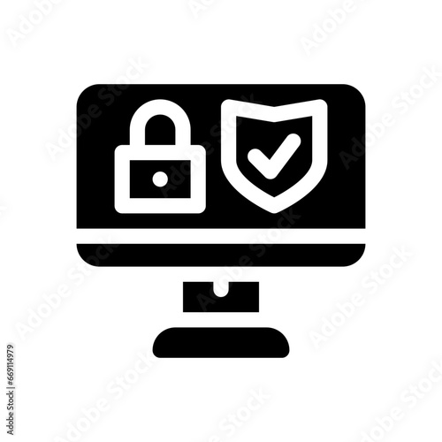 pin code glyph icon