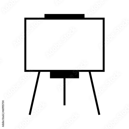 Easel, canvas icon. flat trendy style illustration on white background..eps