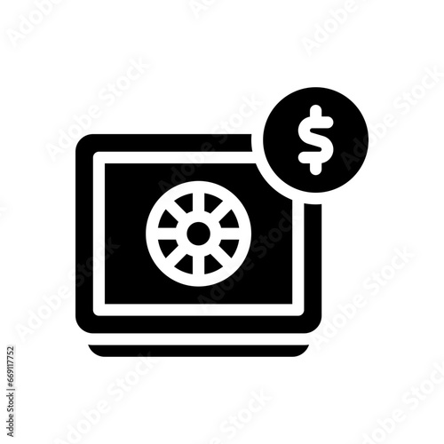 safebox glyph icon