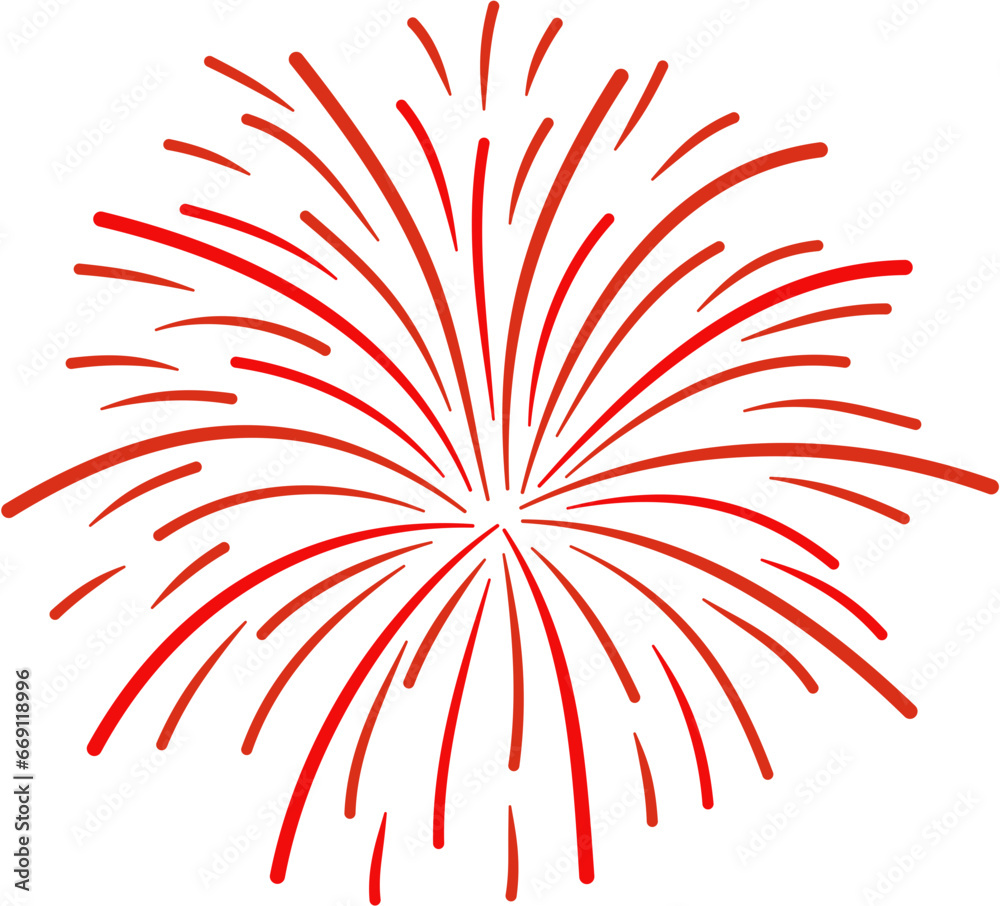 Obraz premium fireworks clipart