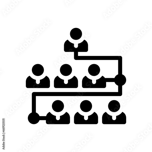 hierarchy glyph icon