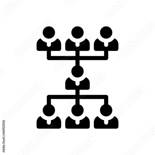 hierarchy glyph icon
