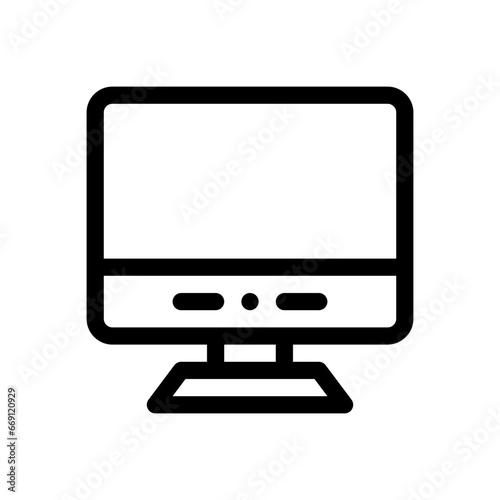 computer line icon