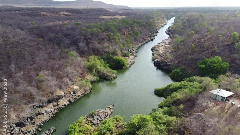 imagens aéreas do Cânion do Rio Poti, em Buriti dos Montes, Piauí imagens aéreas do Cânion do Rio Poti, em Buriti dos Montes, Piauí