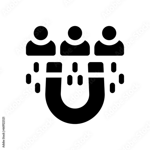 attraction glyph icon