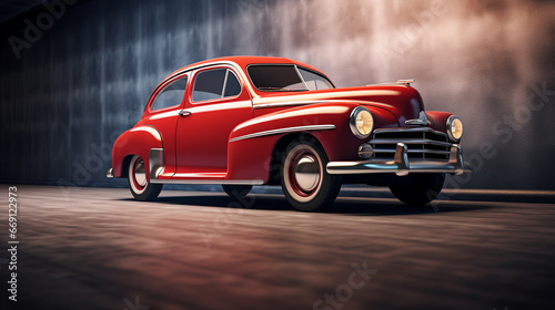 Retro car in a promotional product a way to stand out from the competition