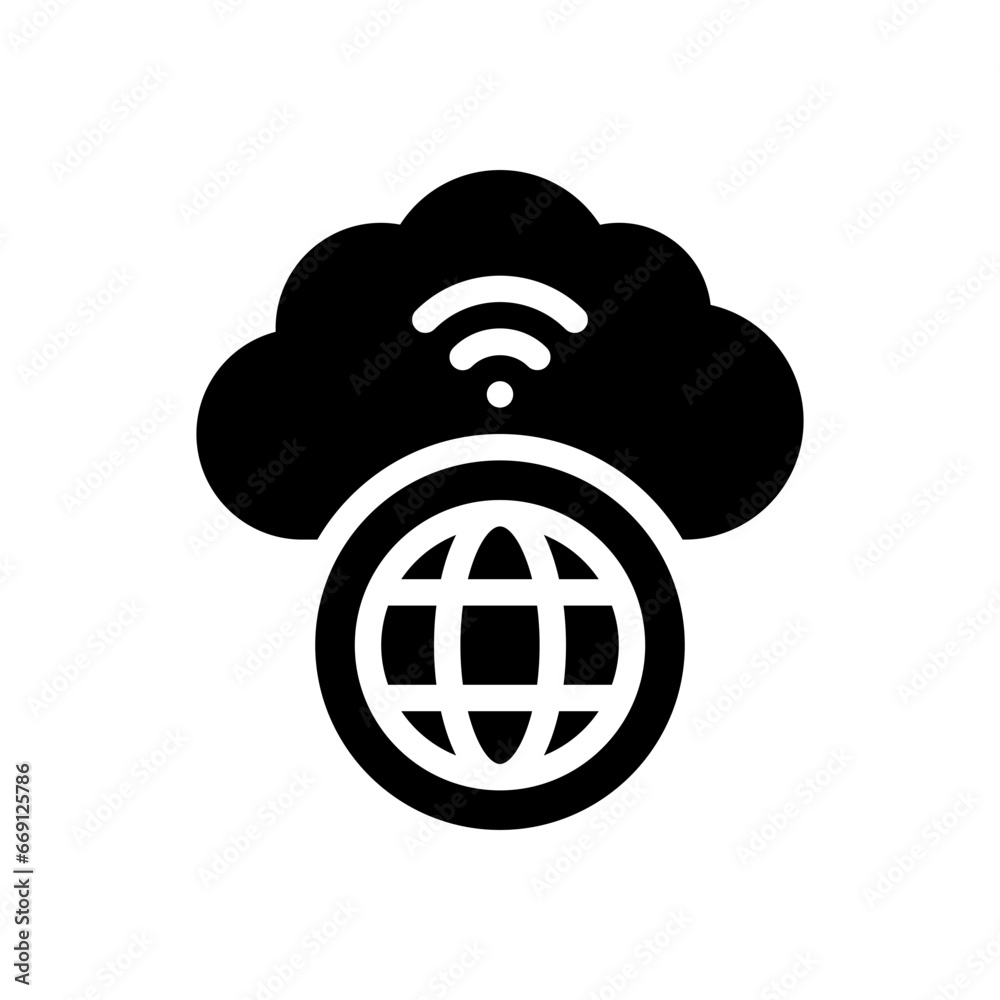 connection glyph icon