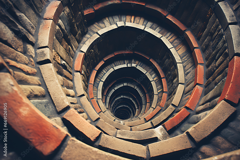 Fototapeta premium spiral staircase 
