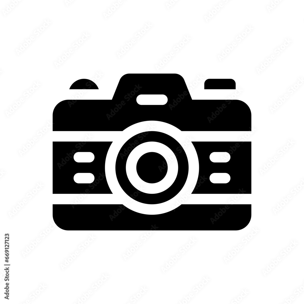 photo camera glyph icon photo camera glyph icon