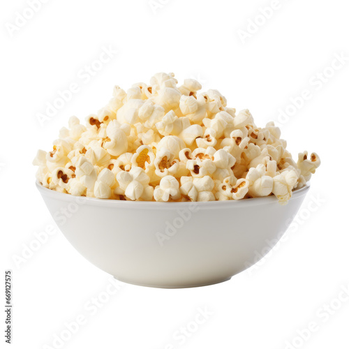 White Popcorn Bowl
