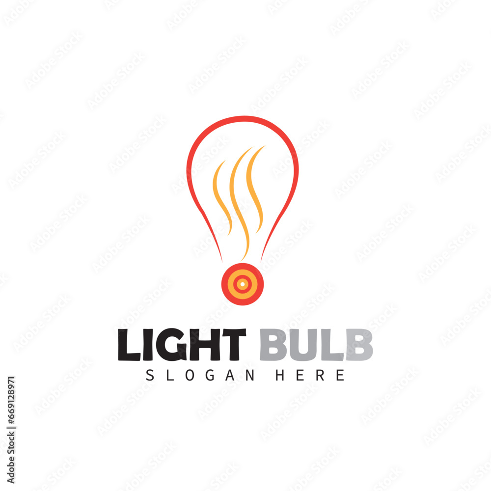 light bulb logo vector design and bussines company light bulb logo vector design and bussines company