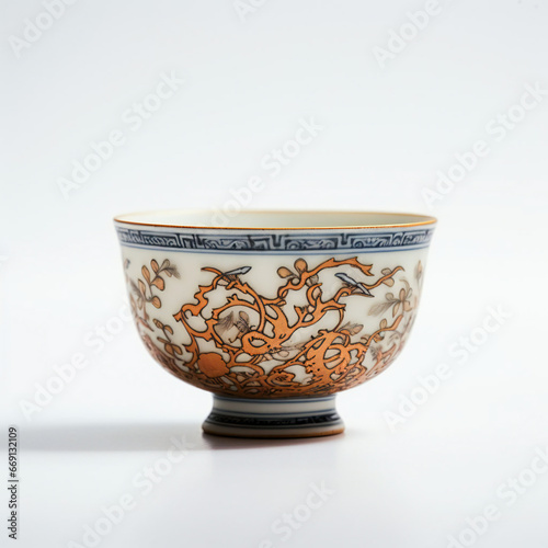A tea cup with white background