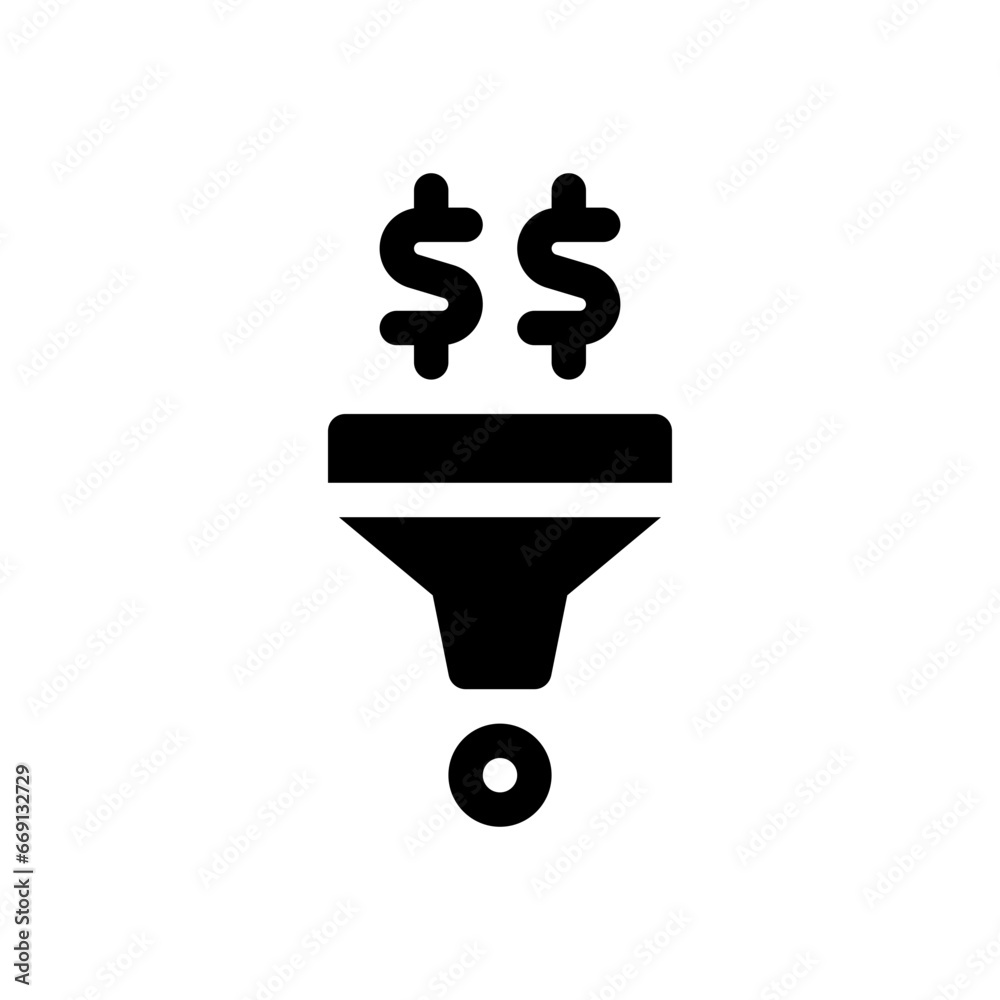 funnel glyph icon funnel glyph icon