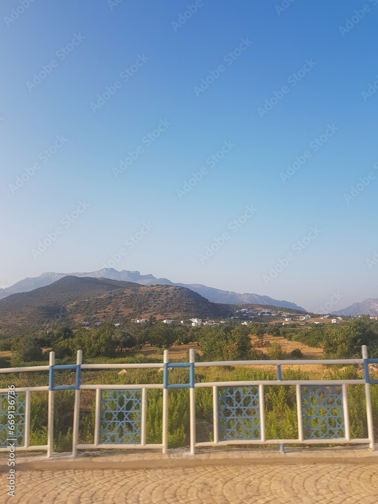 Fototapeta premium Quiet life in the rural landscape area
