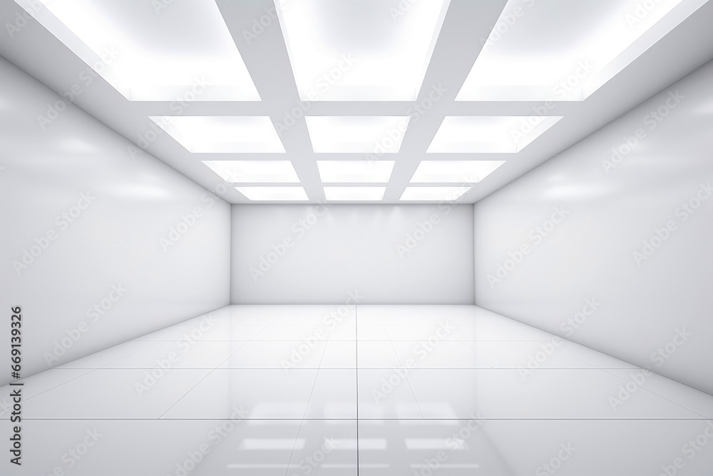 Abstract futuristic architecture background, Minimal technology white backdrop Abstract futuristic architecture background, Minimal technology white backdrop