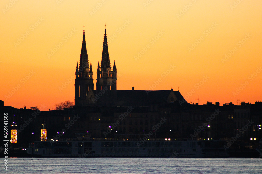 Sunset in Bordeaux