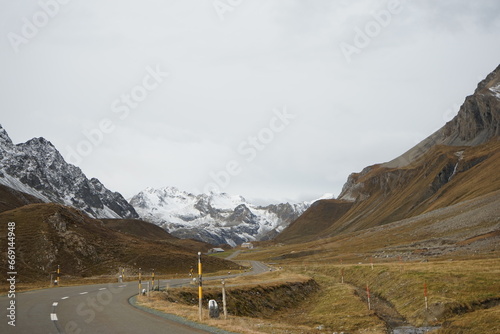 albula pas switzerland, swiss road, graubuenden grisons, alps photo