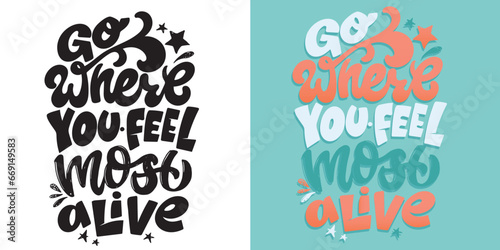 Cute funny hand drawn doodle lettering. T-shirt design, mug print.