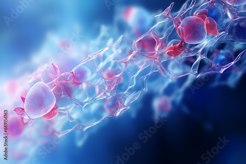 An abstract image of regenerative biotech therapies, symbolizing the promise of regenerative medicine and tissue engineering in biotechnology