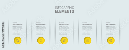 Steps infographic design