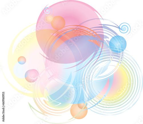 abstract background with circles