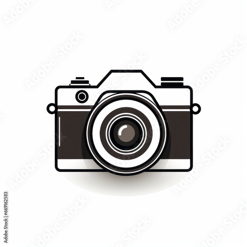 minimalistic film camera icon