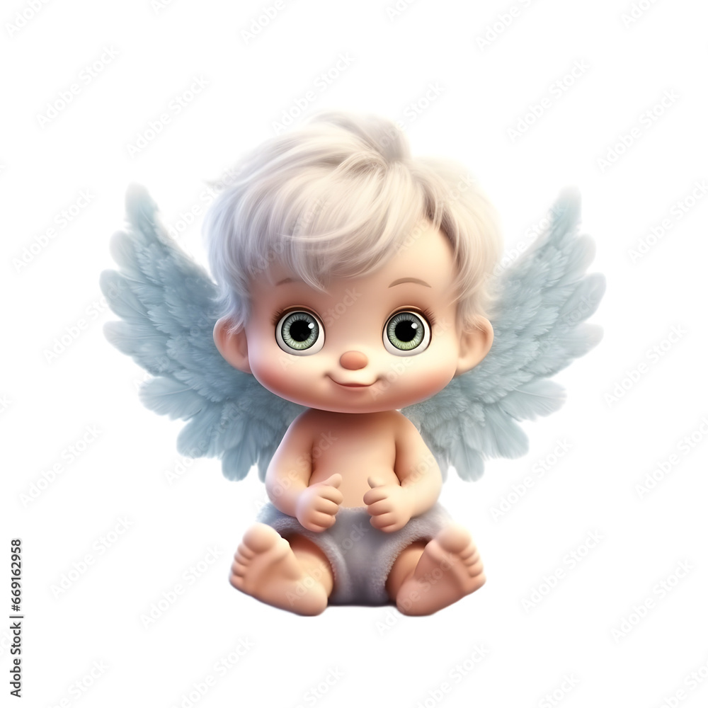 watercolor cute baby angel watercolor cute baby angel
