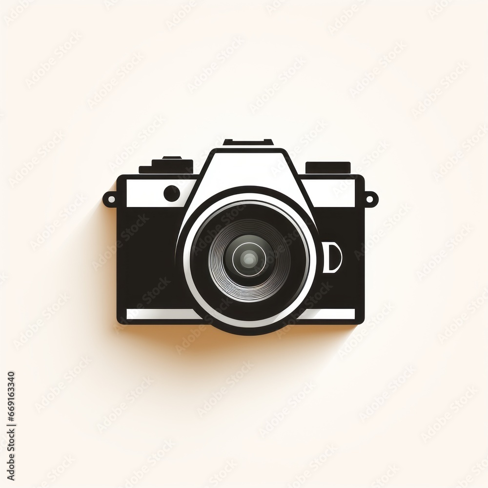 minimalistic camera pictogram minimalistic camera pictogram