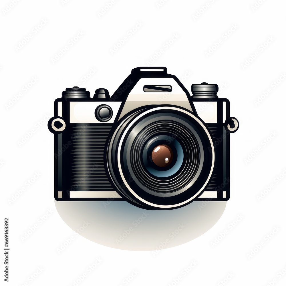 minimalistic camera pictogram