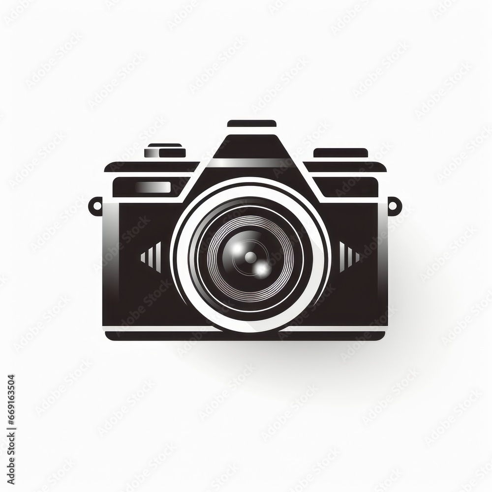 minimalistic camera pictogram minimalistic camera pictogram