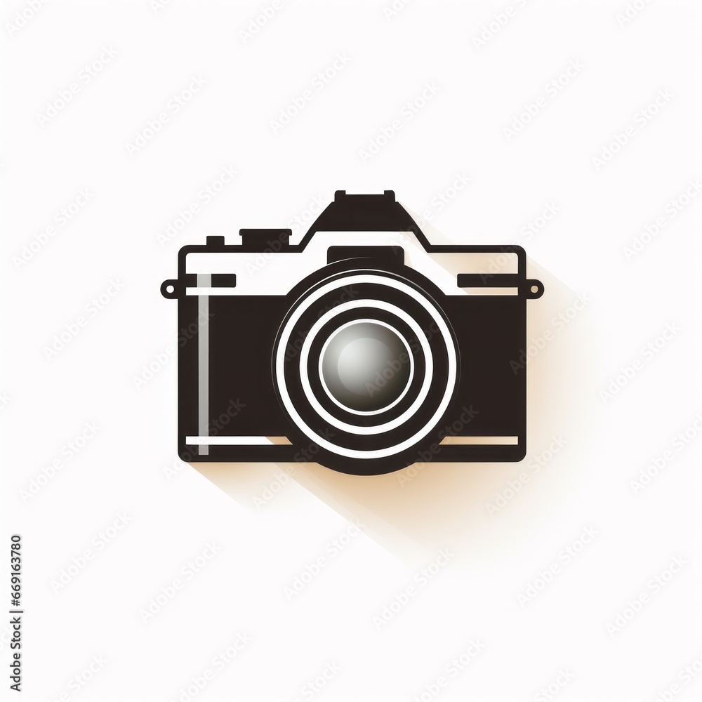 minimalistic camera logo