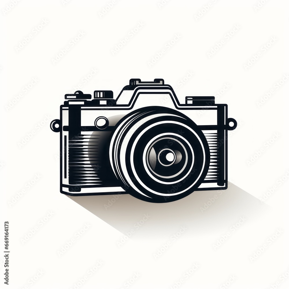 minimalistic camera icon minimalistic camera icon