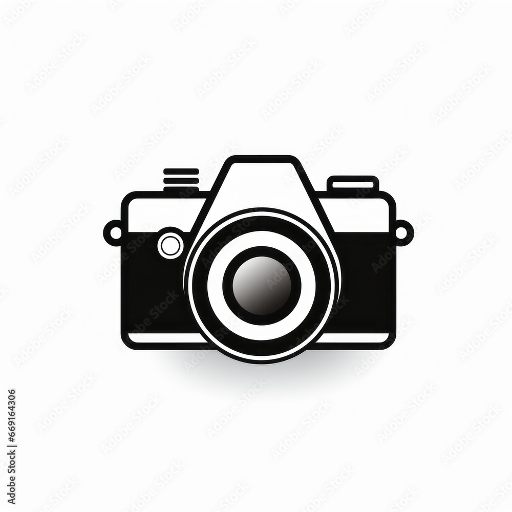 minimalistic camera icon minimalistic camera icon