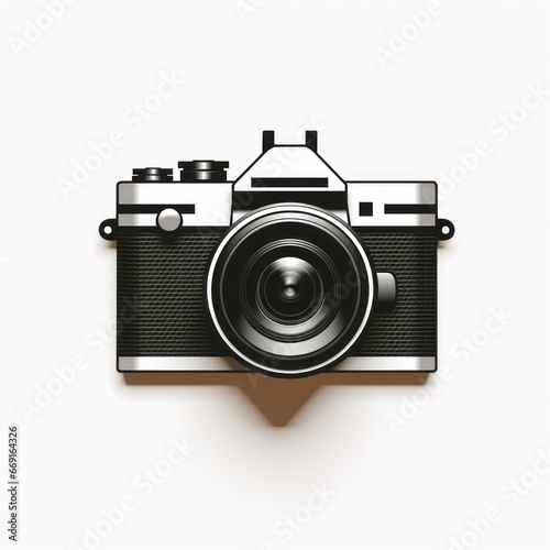 minimalistic camera icon