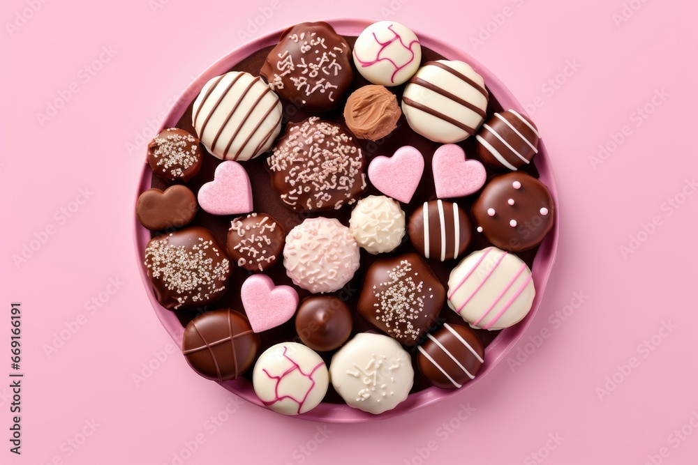 A Delightful Display of Sweet Indulgences Created With Generative AI Technology A Delightful Display of Sweet Indulgences Created With Generative AI Technology