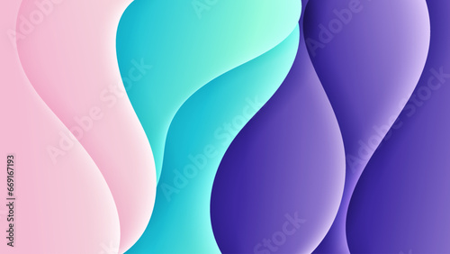 Vector abstract background with soft gradient color and dynamic shadow on background .Vector background for wallpaper. Eps 10