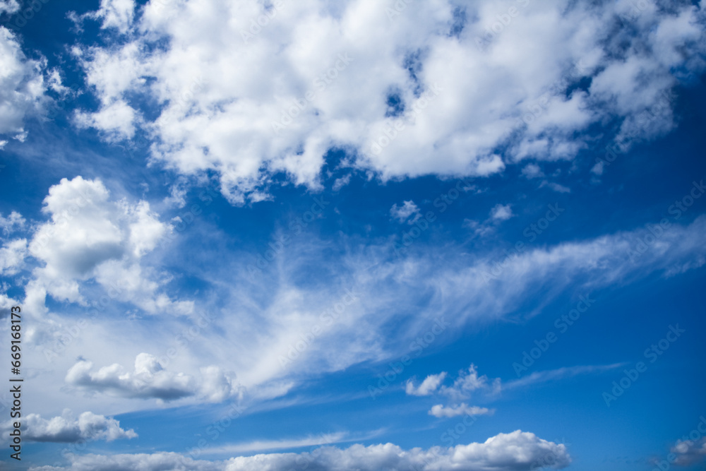 A beautiful sky clouds in nature in an atmosphere of clean air