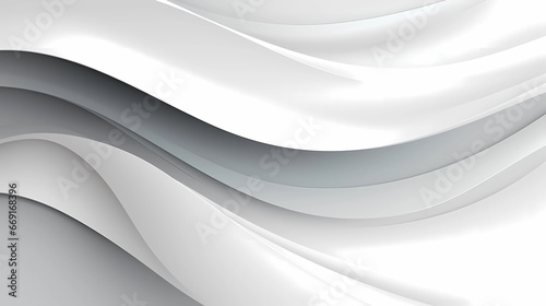 White wavy abstract background 