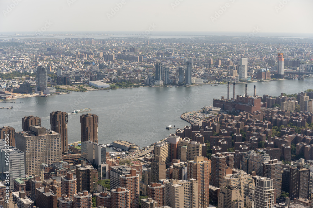 Obraz premium view of the New York Skyline
