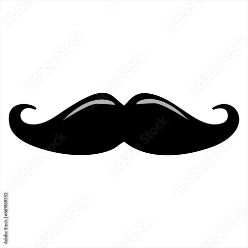 mustache illustration