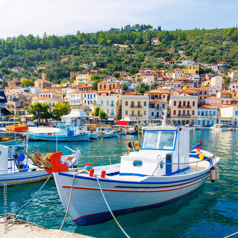 Gythio typical fishing village in Greece- Peloponnese