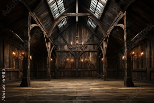 medieval wooden palace