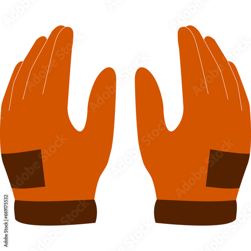 Safety Gloves Personal Protective Equipment Icon
