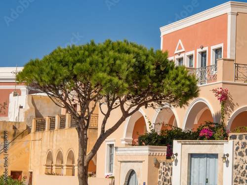 Die wunderschöne Insel Santorin in Griechenland photo