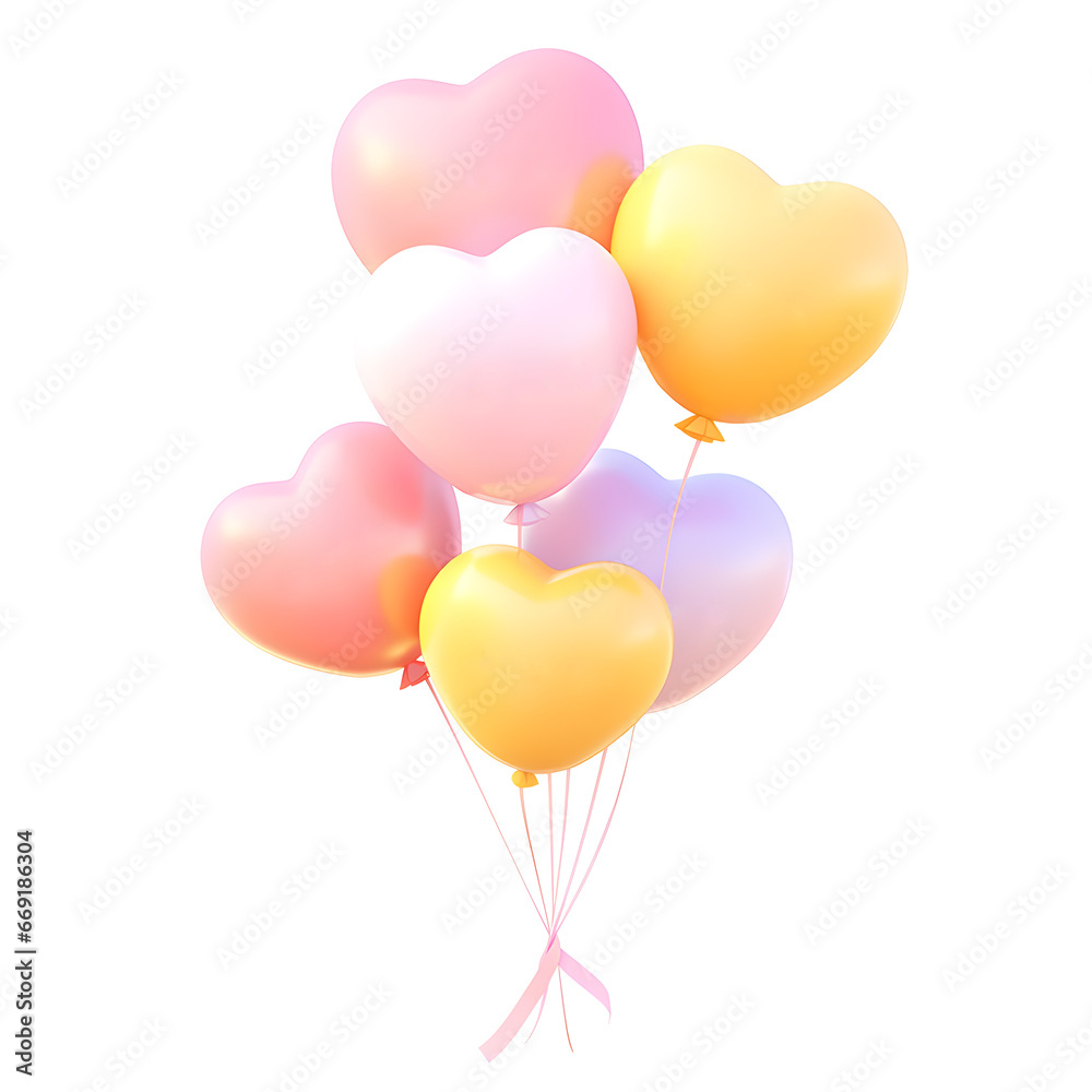 3D Pastel Balloon