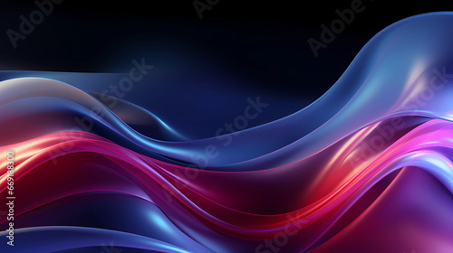 abstract blue purple background with waves