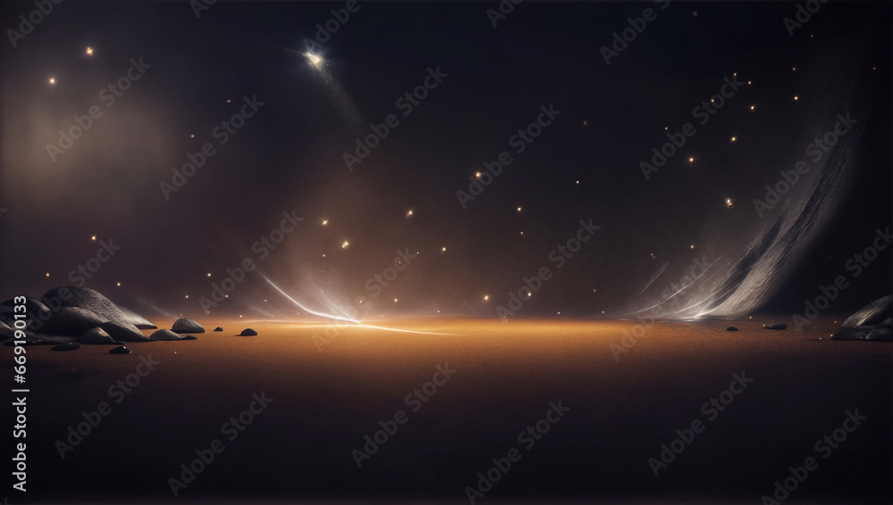 Obraz premium Lightning in the night , dark background. AI