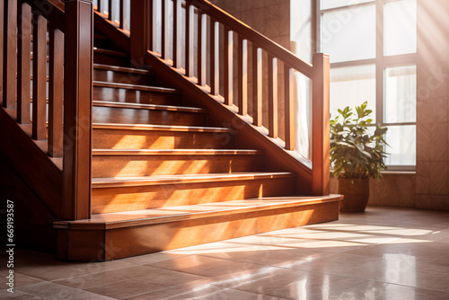 staircase design with different types flooring materials