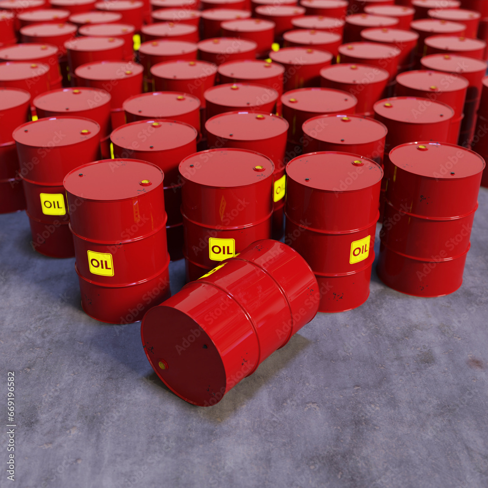 RED OIL BARRELS RED OIL BARRELS
